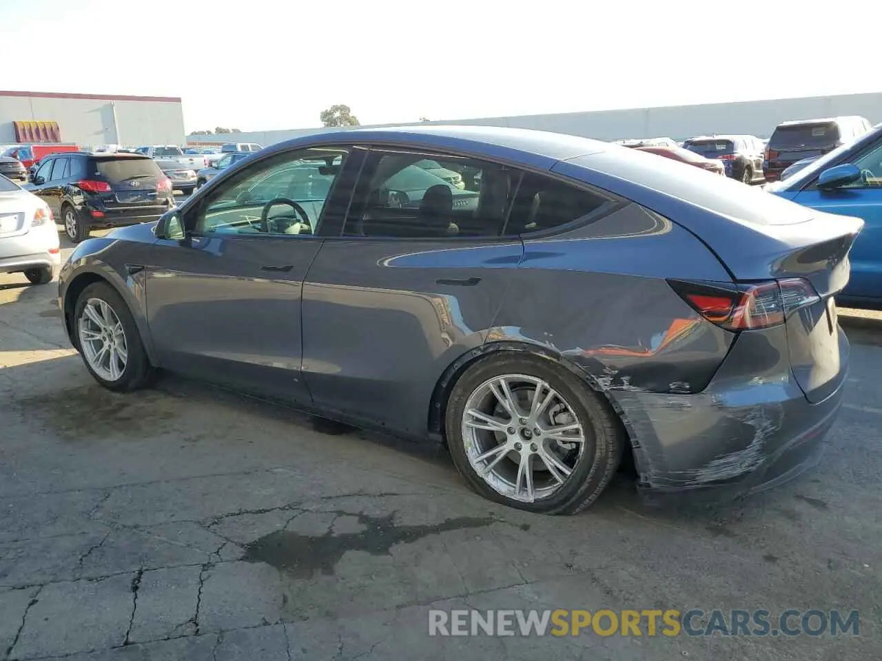 2 fotografías del automóvil dañado 7SAYGDEE7PF617386 TESLA MODEL Y 2023