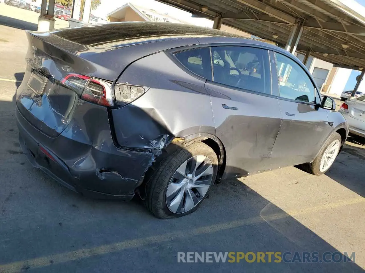 3 fotografías del automóvil dañado 7SAYGDEE7PF617386 TESLA MODEL Y 2023
