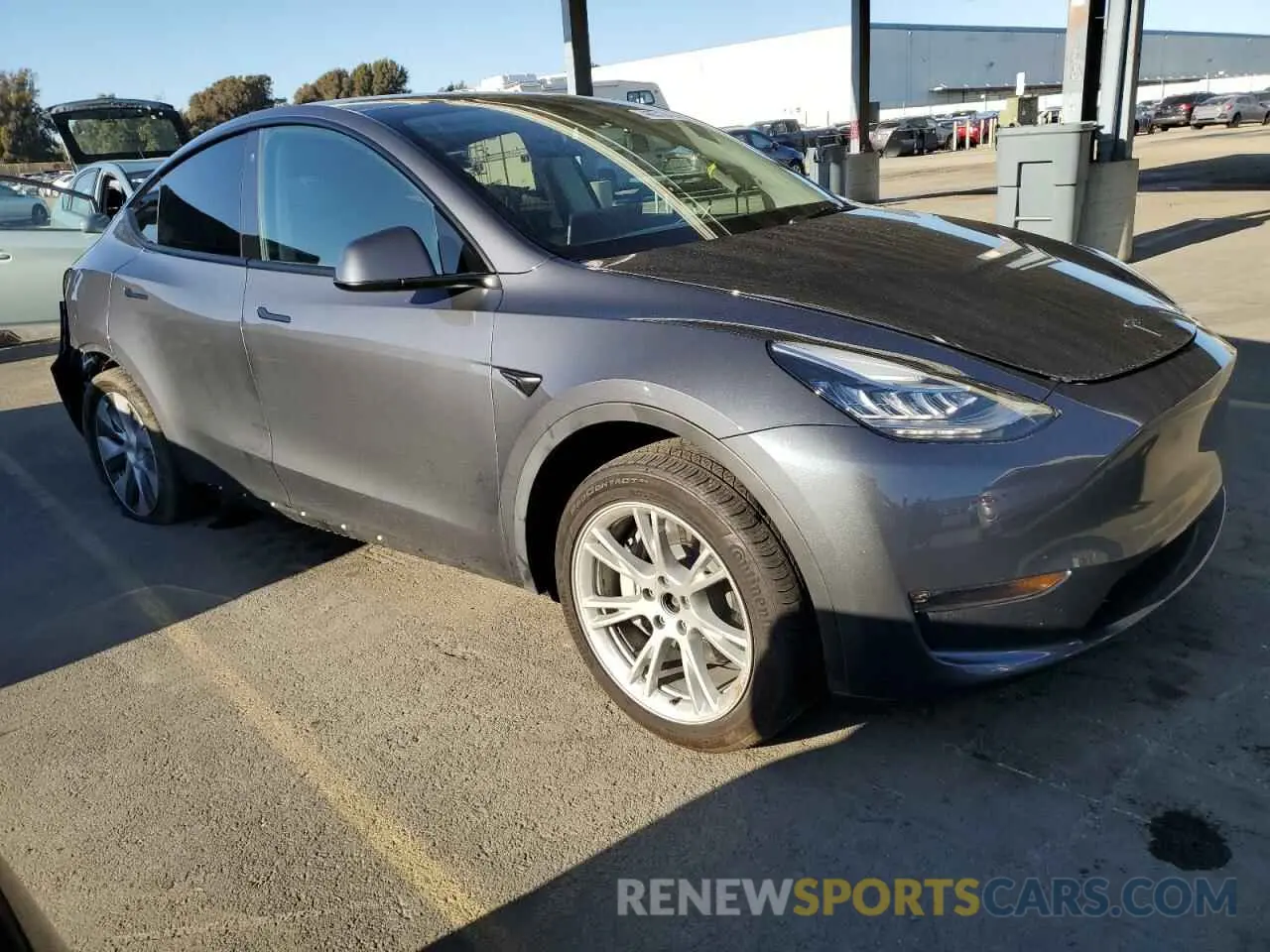 4 fotografías del automóvil dañado 7SAYGDEE7PF617386 TESLA MODEL Y 2023