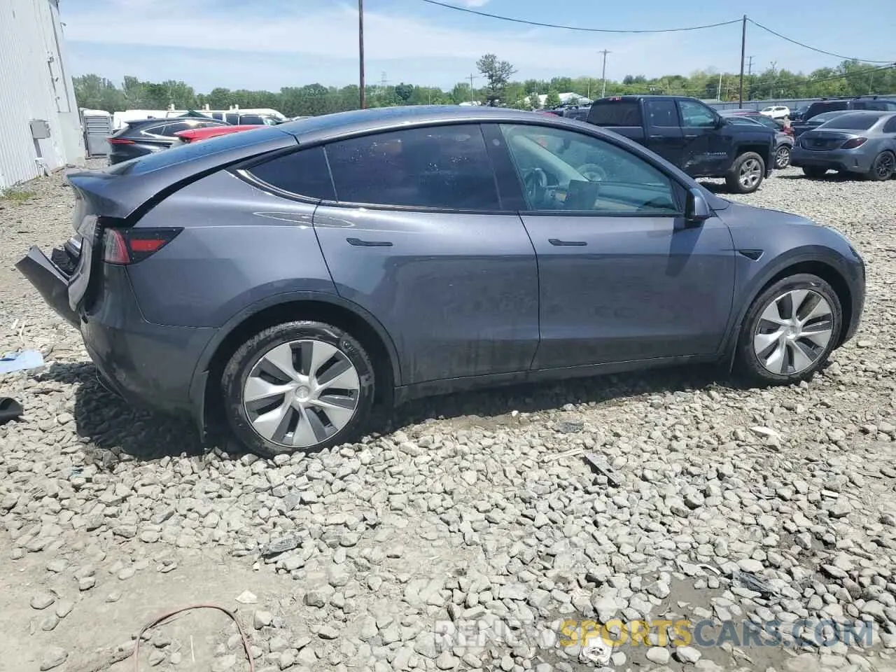 3 fotografías del automóvil dañado 7SAYGDEE7PF667947 TESLA MODEL Y 2023