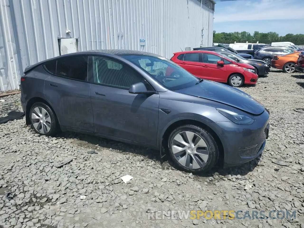 4 fotografías del automóvil dañado 7SAYGDEE7PF667947 TESLA MODEL Y 2023