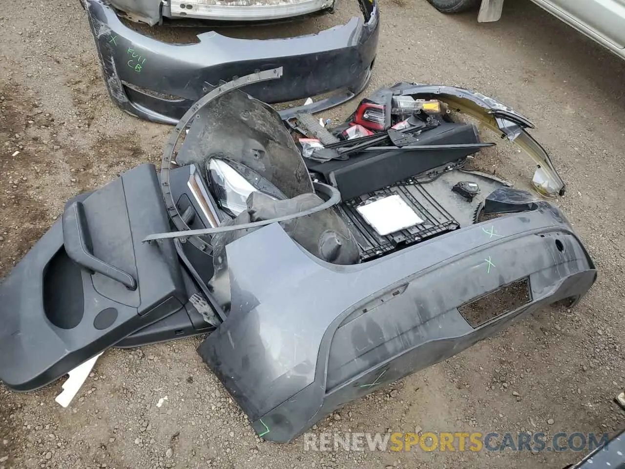 13 fotografías del automóvil dañado 7SAYGDEE7PF706519 TESLA MODEL Y 2023