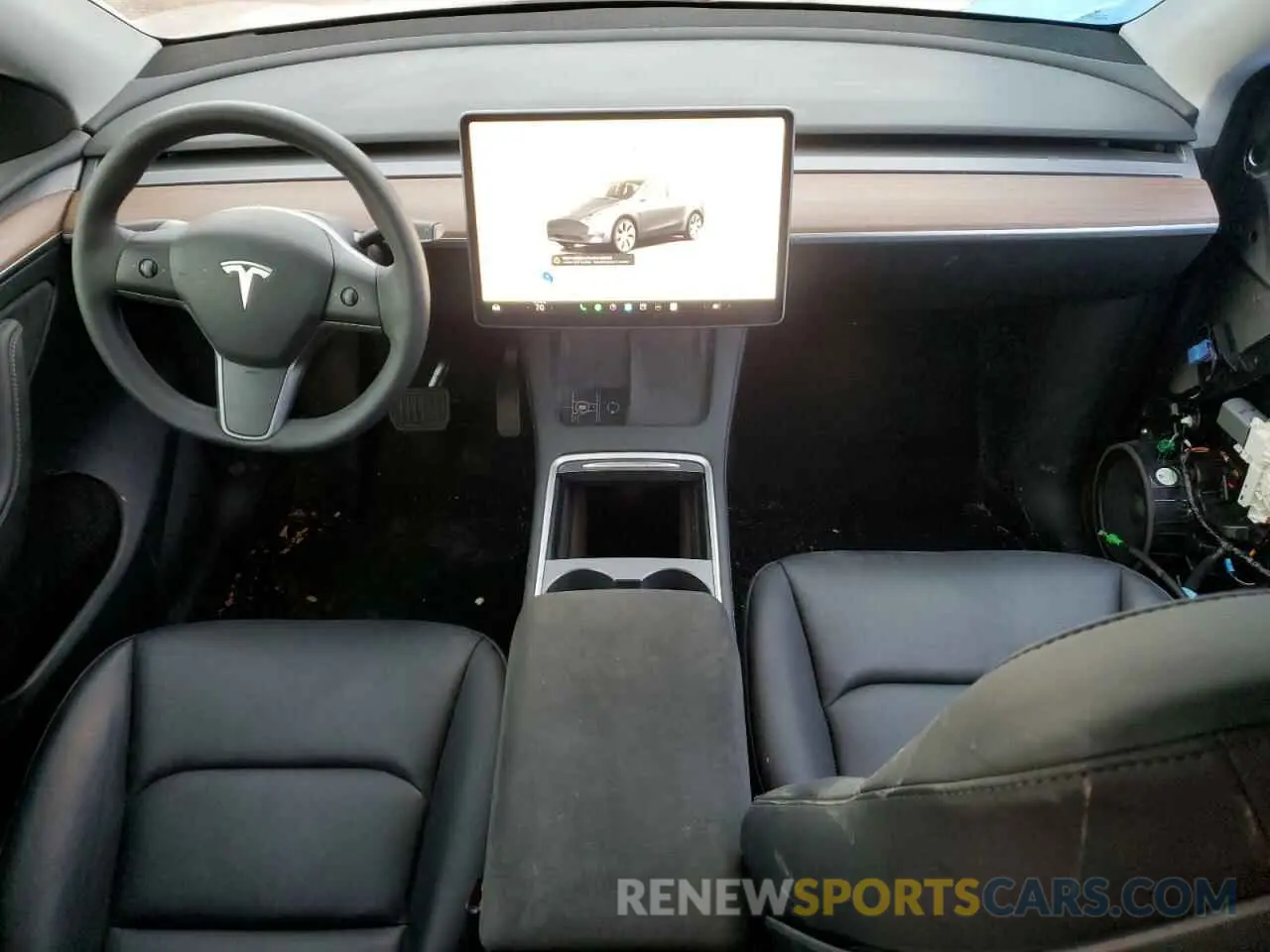 8 fotografías del automóvil dañado 7SAYGDEE7PF706519 TESLA MODEL Y 2023