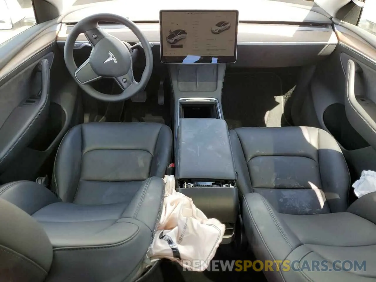 8 fotografías del automóvil dañado 7SAYGDEE7PF747894 TESLA MODEL Y 2023