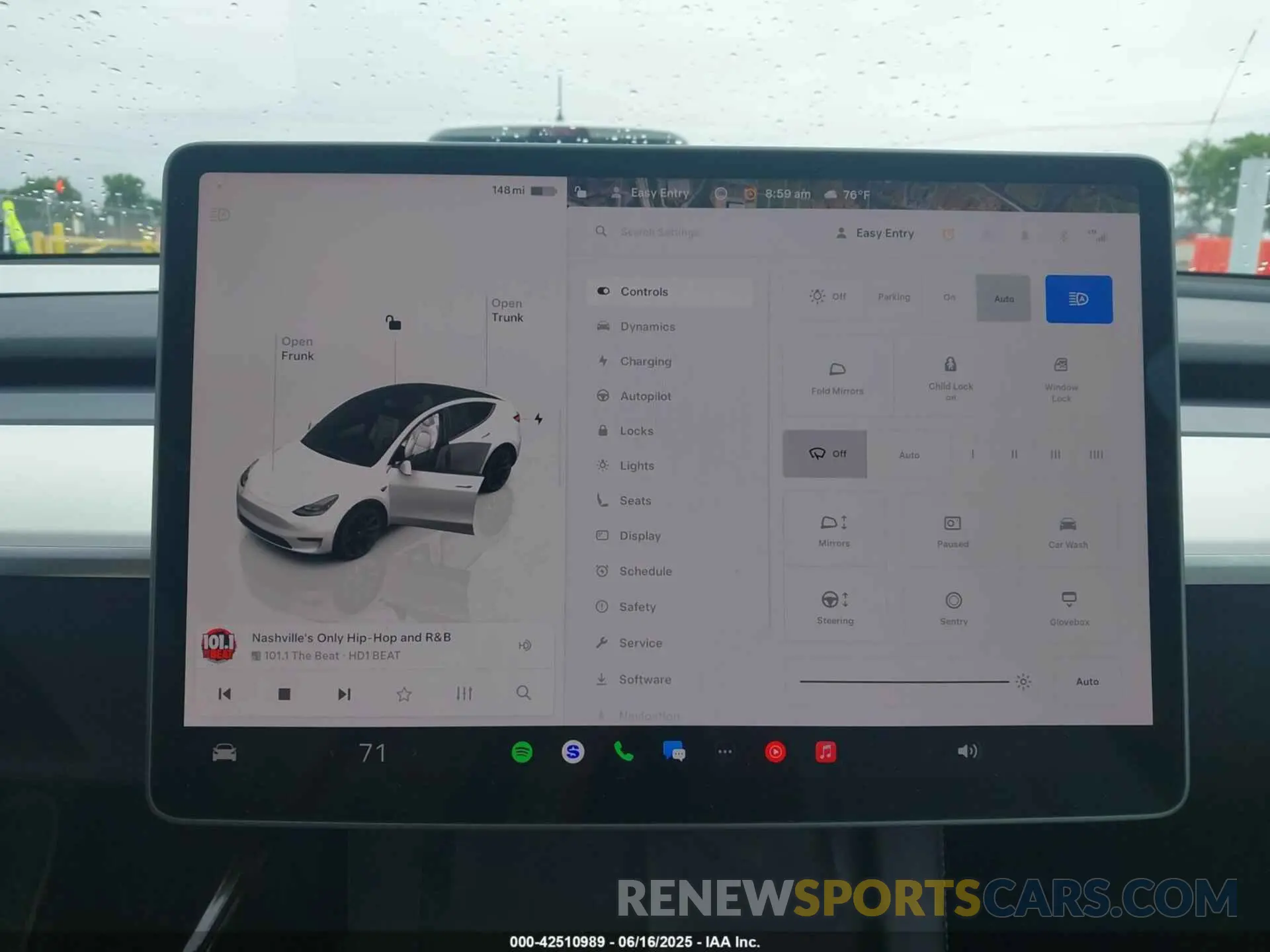 17 fotografías del automóvil dañado 7SAYGDEE7PF754571 TESLA MODEL Y 2023