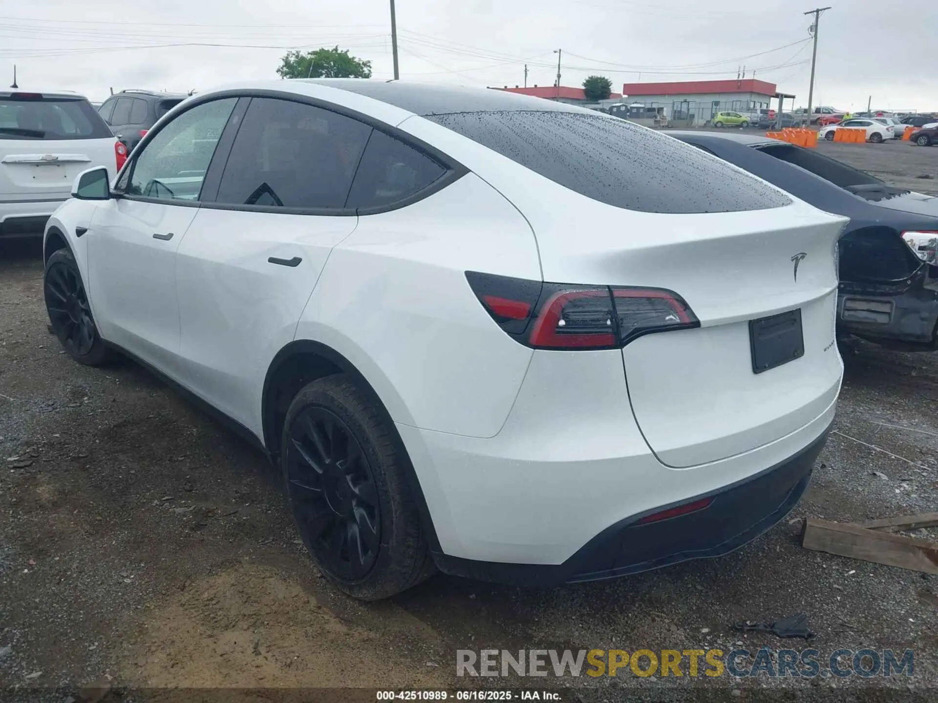 3 fotografías del automóvil dañado 7SAYGDEE7PF754571 TESLA MODEL Y 2023