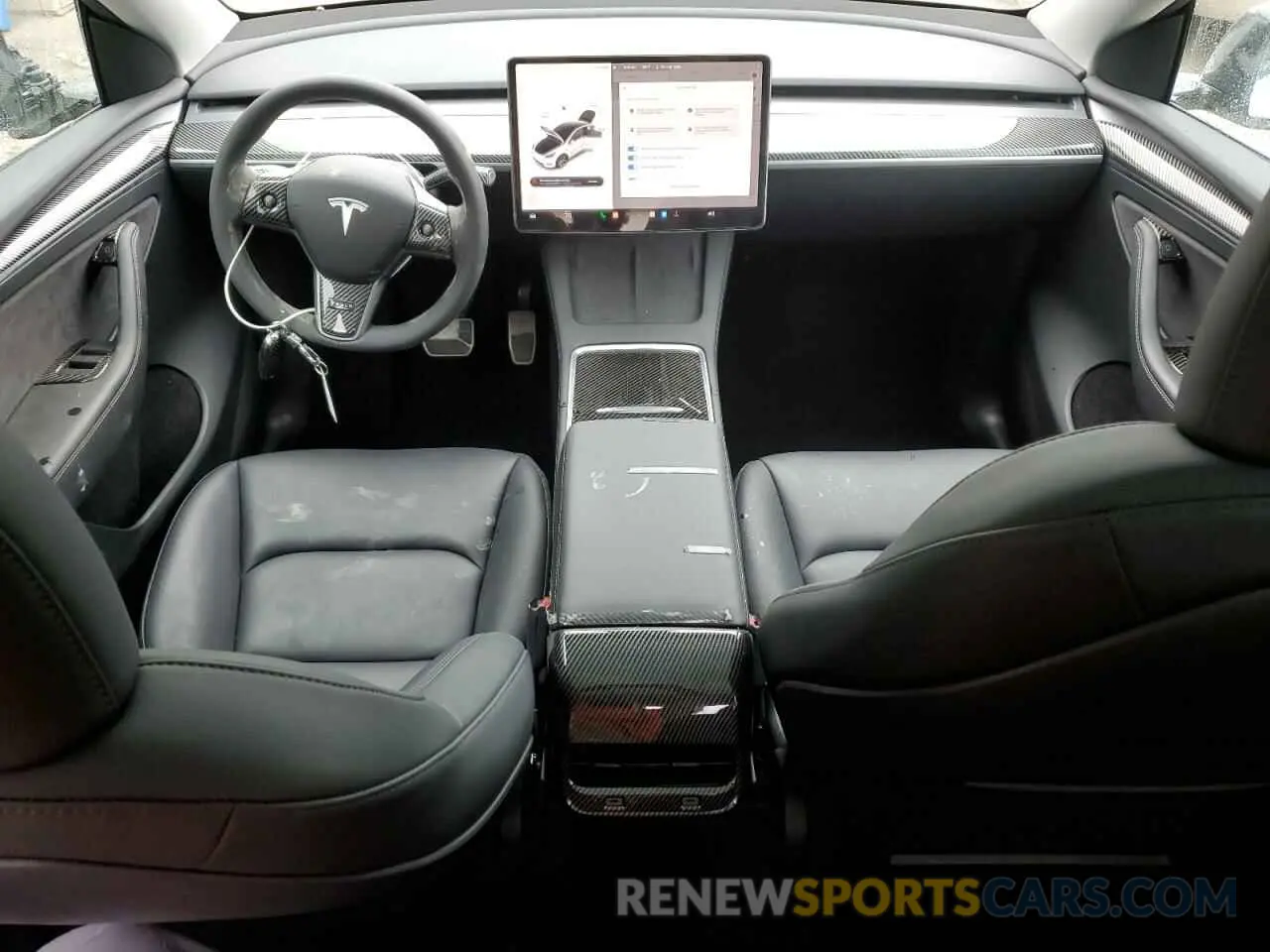 8 fotografías del automóvil dañado 7SAYGDEE7PF759687 TESLA MODEL Y 2023