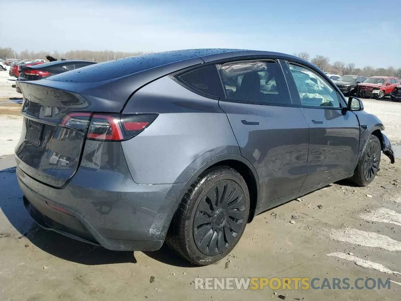 3 fotografías del automóvil dañado 7SAYGDEE7PF822934 TESLA MODEL Y 2023