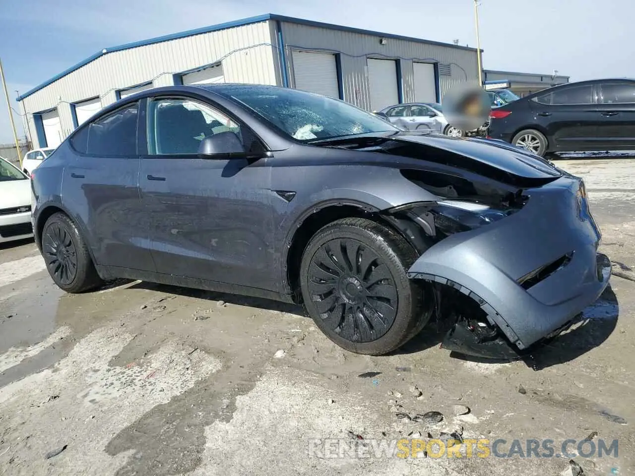 4 fotografías del automóvil dañado 7SAYGDEE7PF822934 TESLA MODEL Y 2023