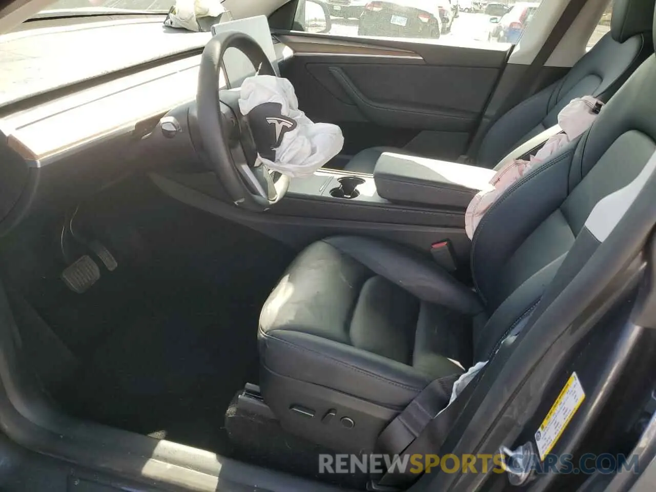 7 fotografías del automóvil dañado 7SAYGDEE7PF822934 TESLA MODEL Y 2023