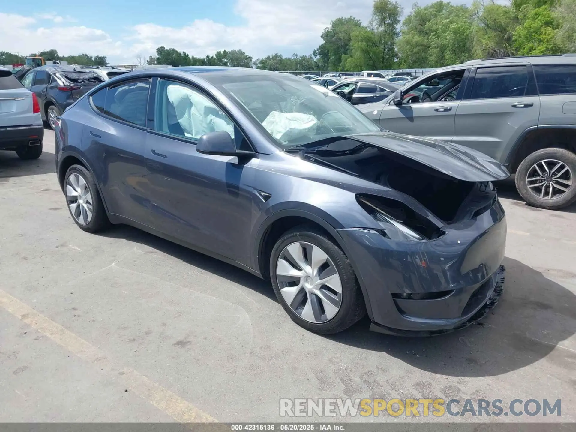 1 fotografías del automóvil dañado 7SAYGDEE7PF852113 TESLA MODEL Y 2023