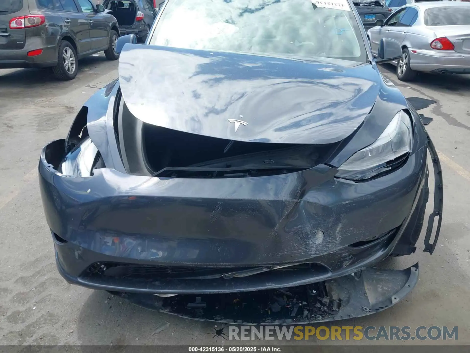 11 fotografías del automóvil dañado 7SAYGDEE7PF852113 TESLA MODEL Y 2023