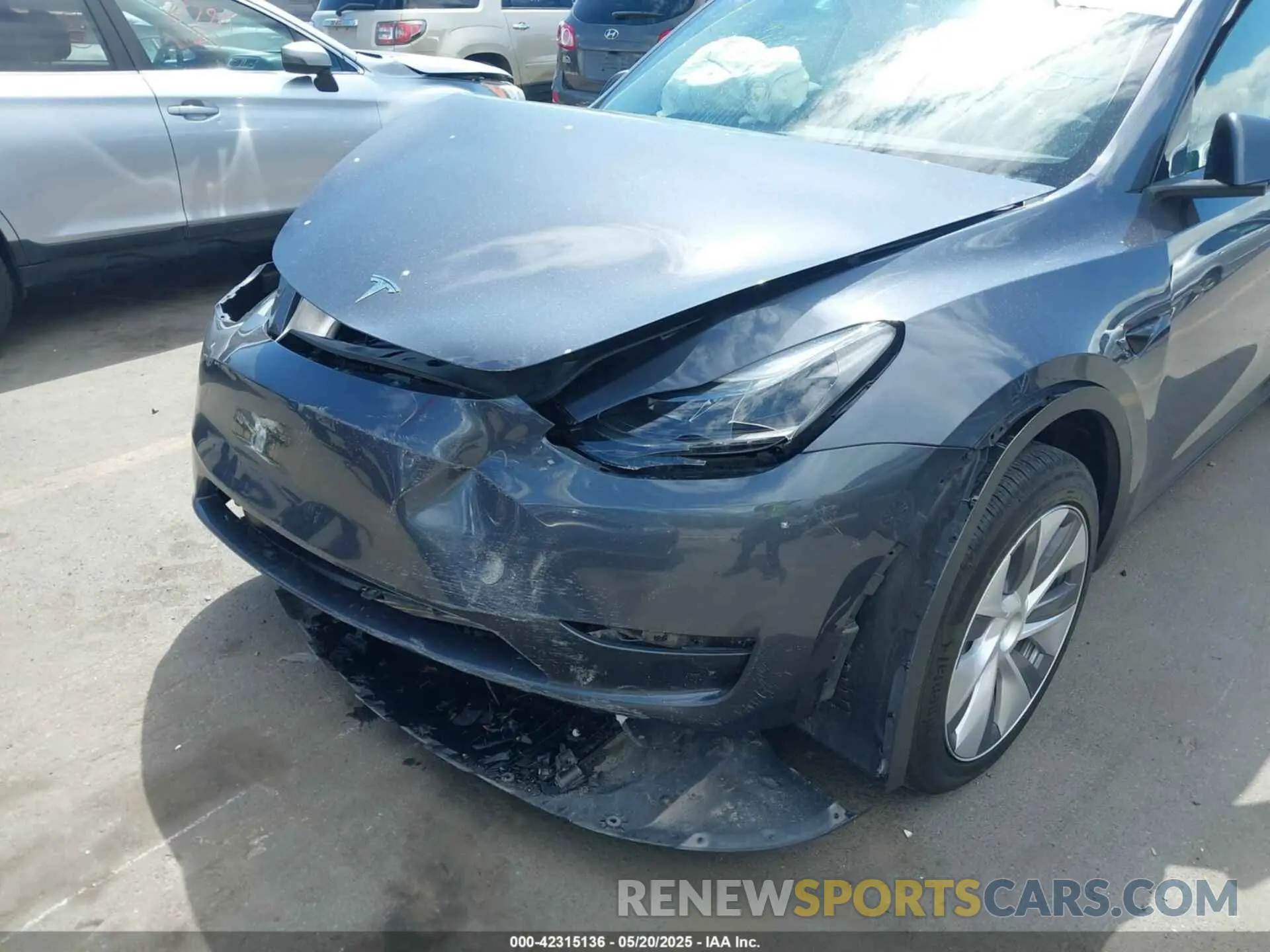 6 fotografías del automóvil dañado 7SAYGDEE7PF852113 TESLA MODEL Y 2023