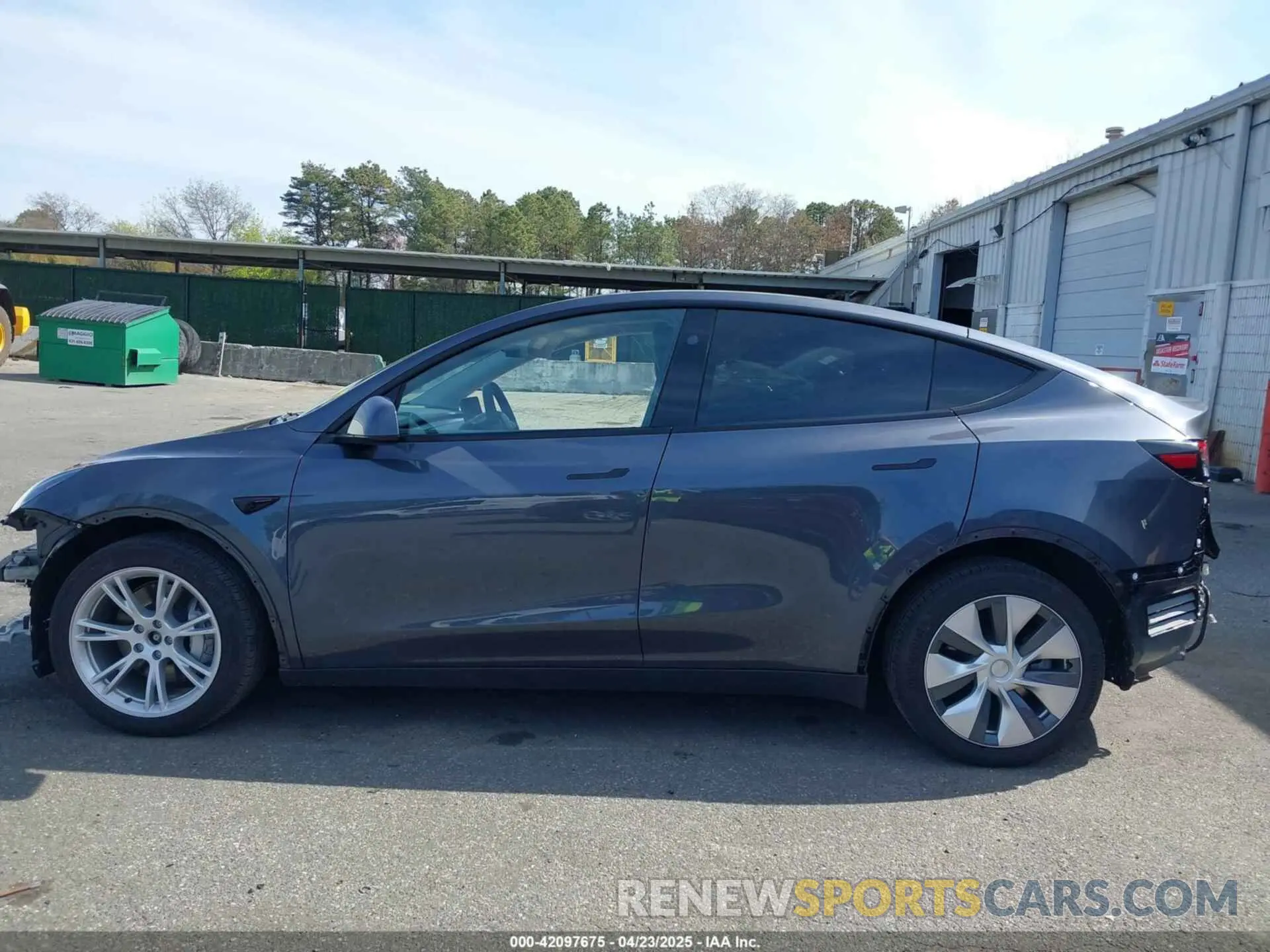 14 fotografías del automóvil dañado 7SAYGDEE7PF856985 TESLA MODEL Y 2023