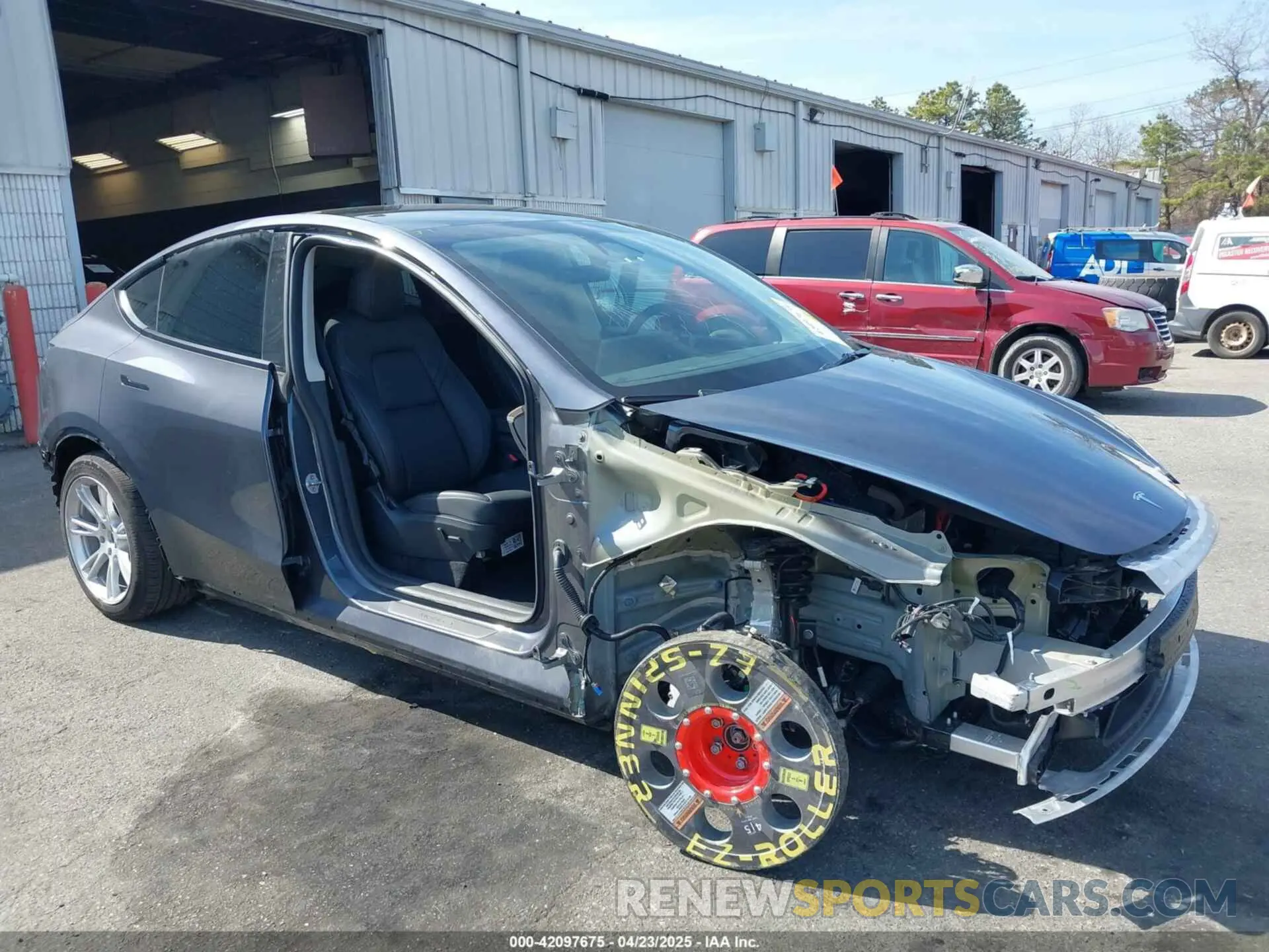 6 fotografías del automóvil dañado 7SAYGDEE7PF856985 TESLA MODEL Y 2023