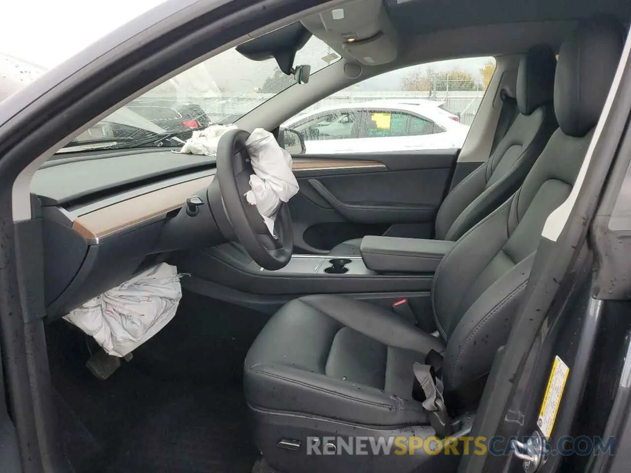 7 fotografías del automóvil dañado 7SAYGDEE7PF879523 TESLA MODEL Y 2023