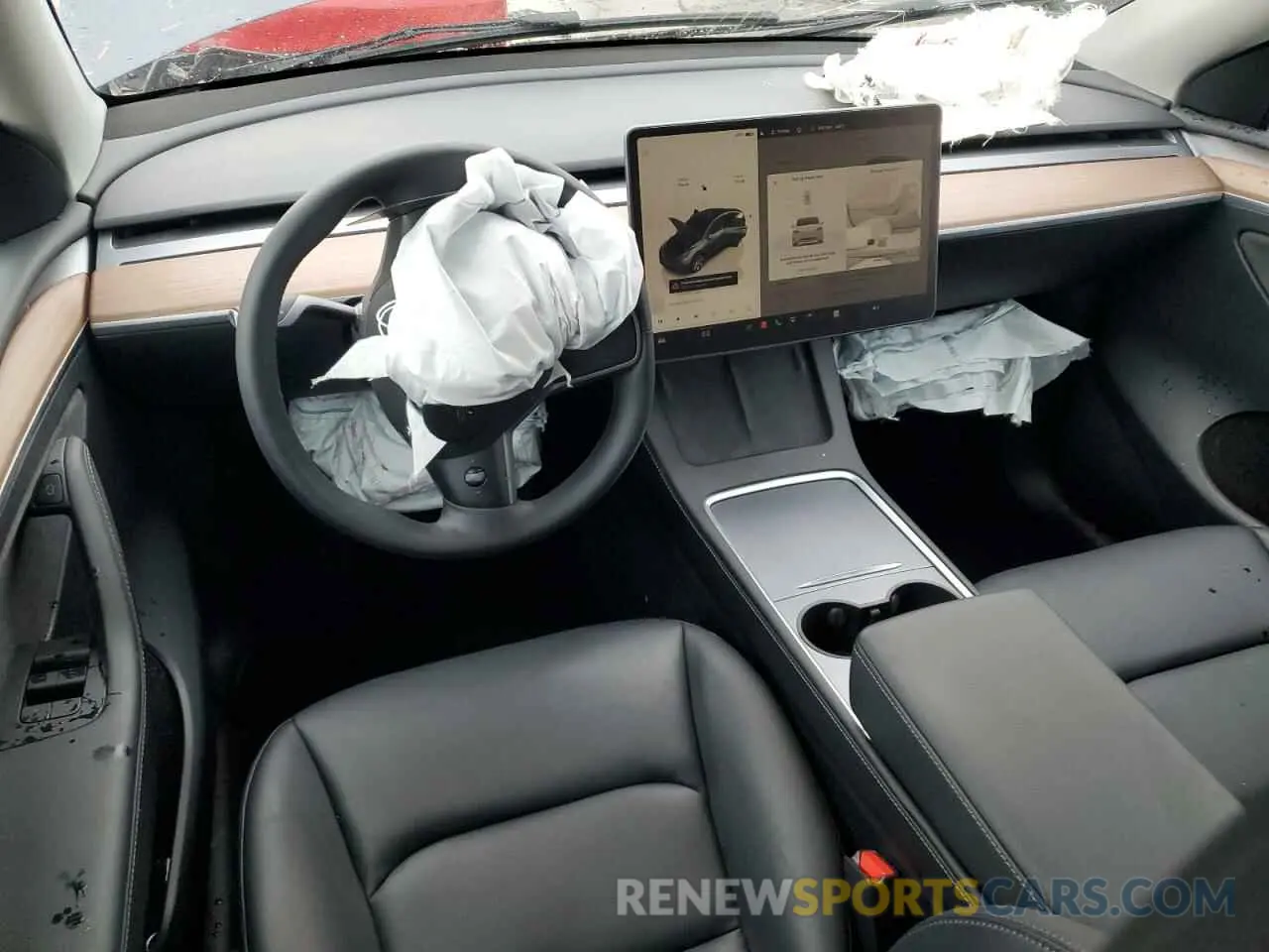 8 fotografías del automóvil dañado 7SAYGDEE7PF879523 TESLA MODEL Y 2023
