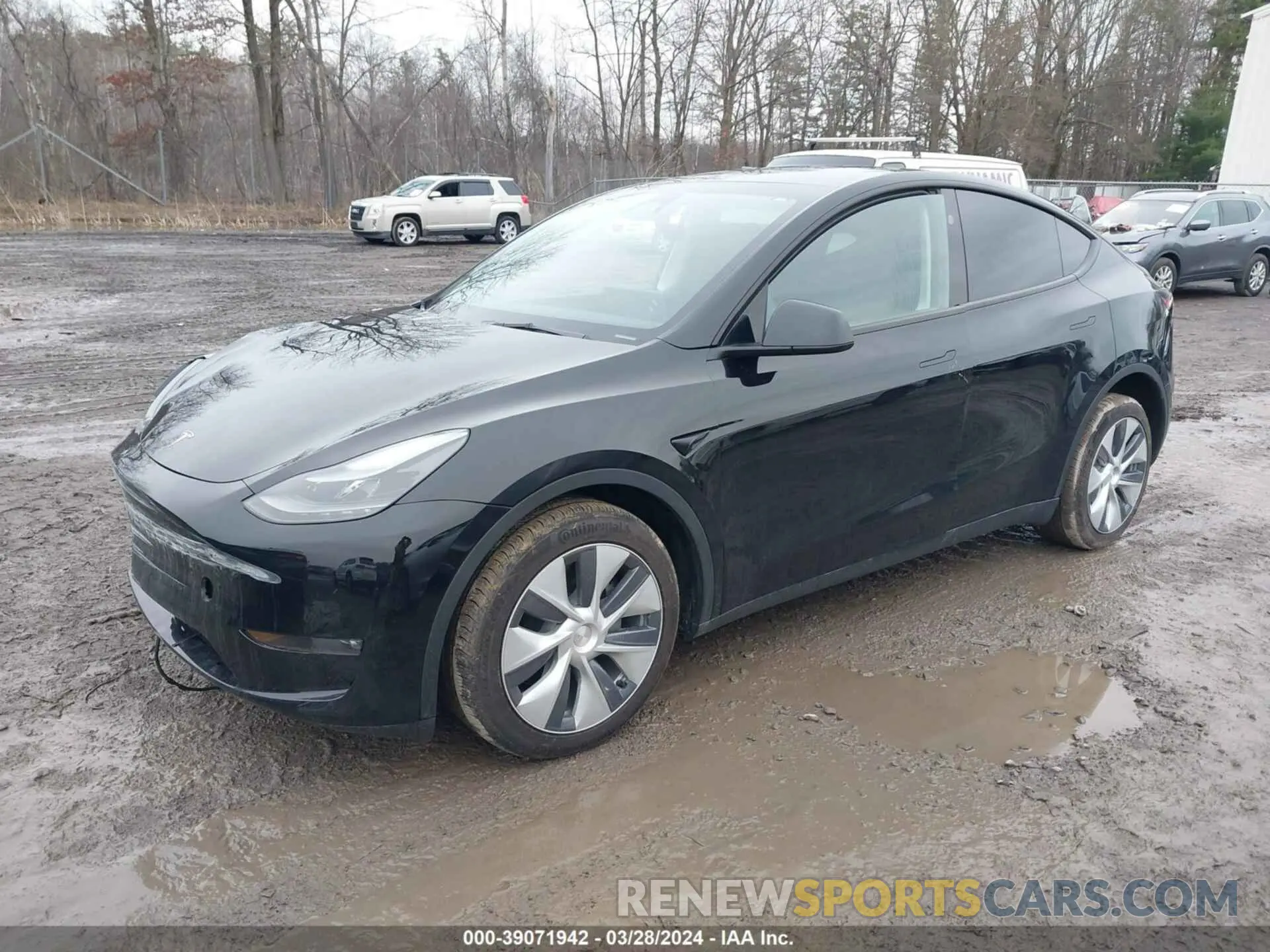 2 fotografías del automóvil dañado 7SAYGDEE7PF899061 TESLA MODEL Y 2023