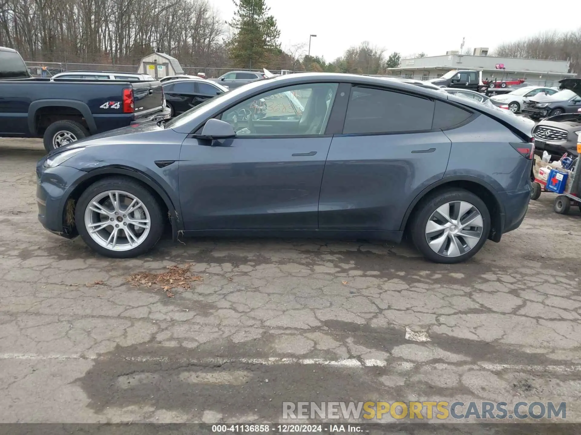 14 fotografías del automóvil dañado 7SAYGDEE8PA057777 TESLA MODEL Y 2023