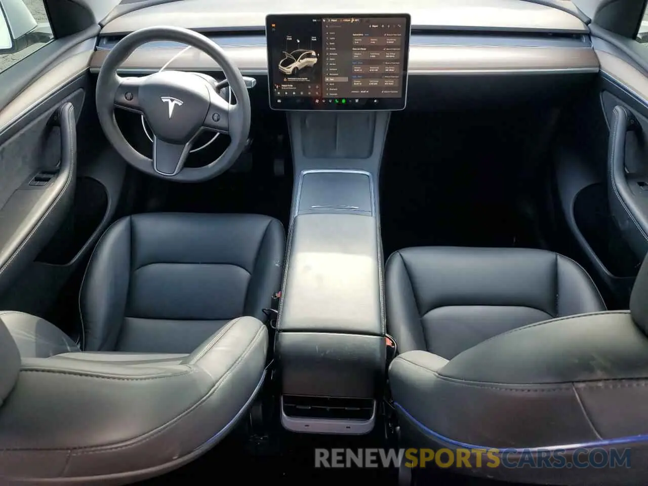 8 fotografías del automóvil dañado 7SAYGDEE8PA077799 TESLA MODEL Y 2023