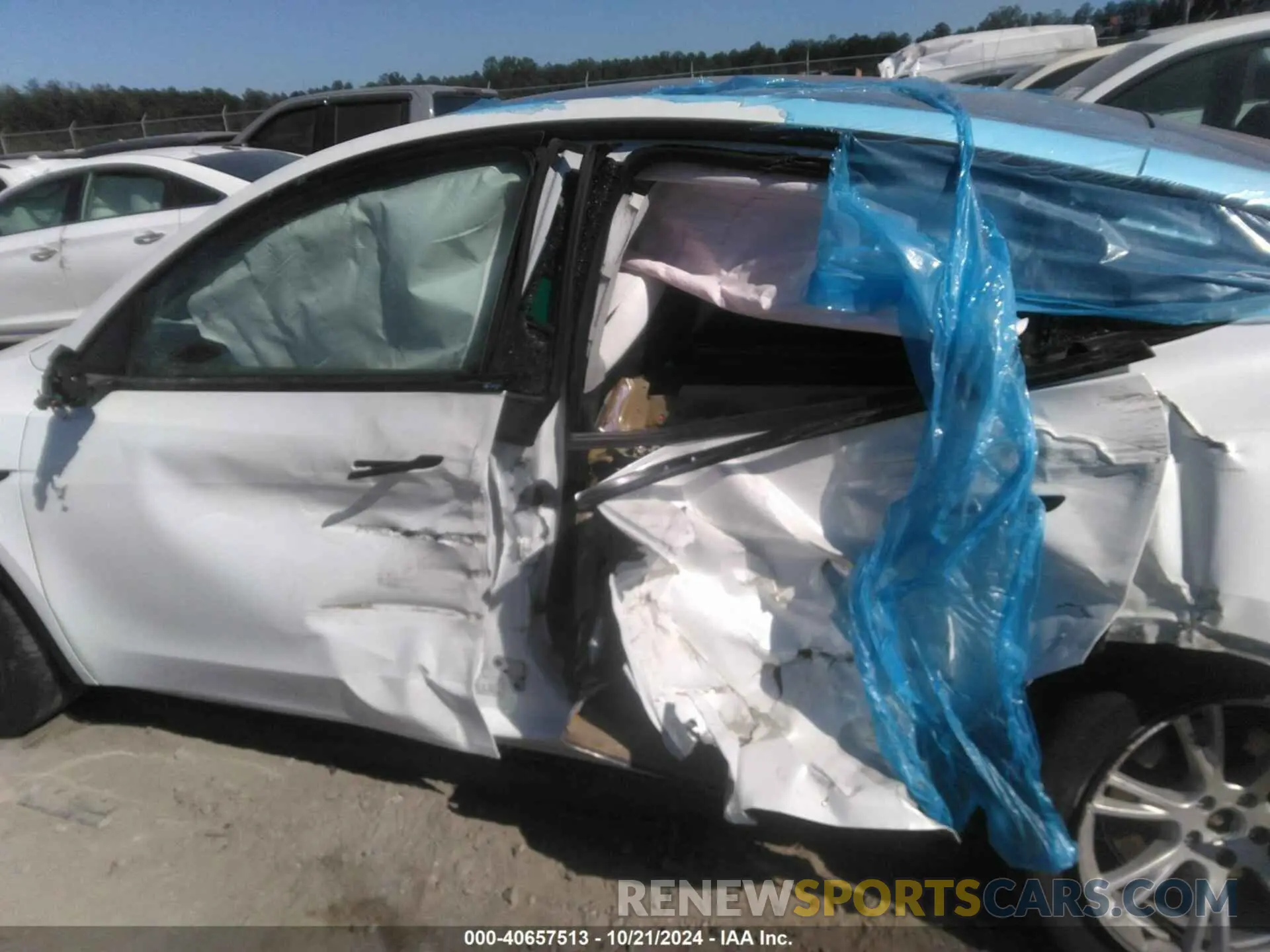13 fotografías del automóvil dañado 7SAYGDEE8PA101924 TESLA MODEL Y 2023