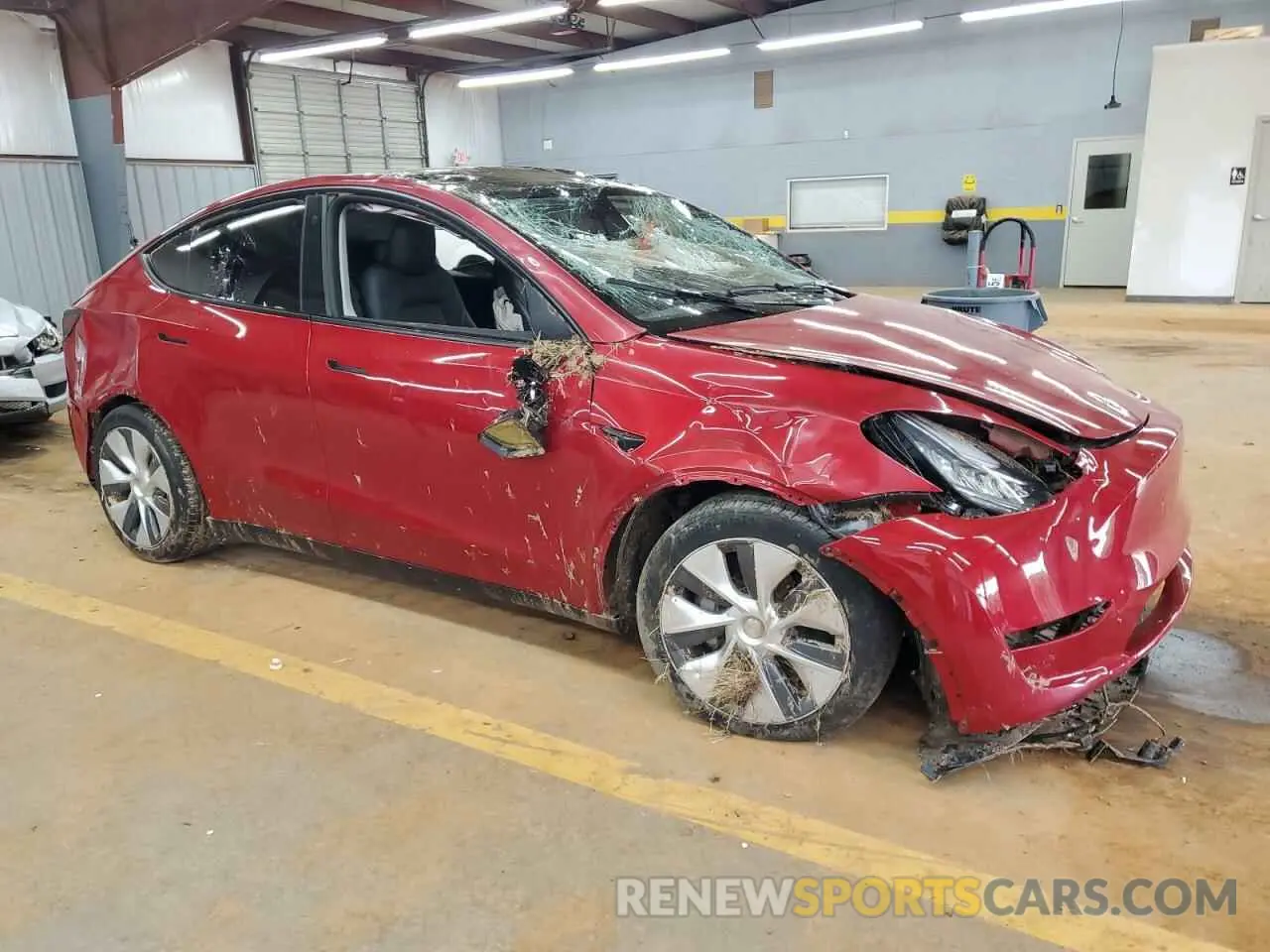 4 fotografías del automóvil dañado 7SAYGDEE8PA103379 TESLA MODEL Y 2023