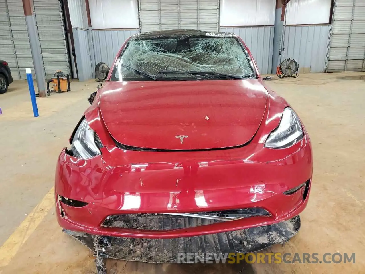 5 fotografías del automóvil dañado 7SAYGDEE8PA103379 TESLA MODEL Y 2023