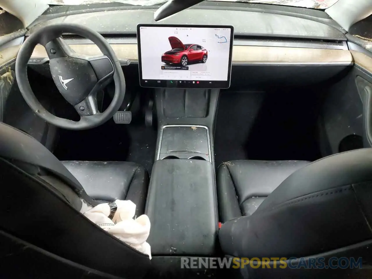 8 fotografías del automóvil dañado 7SAYGDEE8PA103379 TESLA MODEL Y 2023