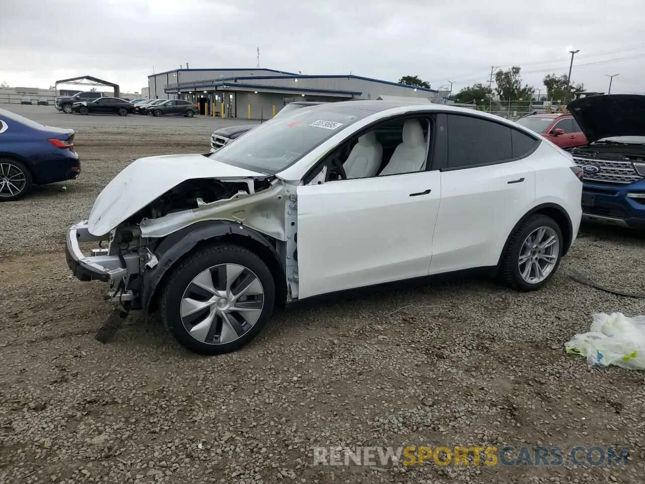 1 fotografías del automóvil dañado 7SAYGDEE8PA129562 TESLA MODEL Y 2023