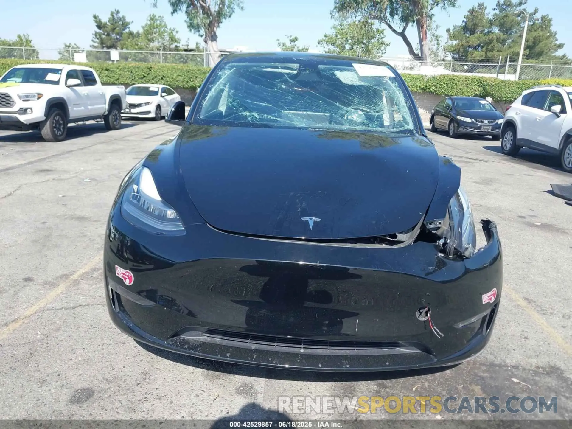 13 fotografías del automóvil dañado 7SAYGDEE8PA138813 TESLA MODEL Y 2023