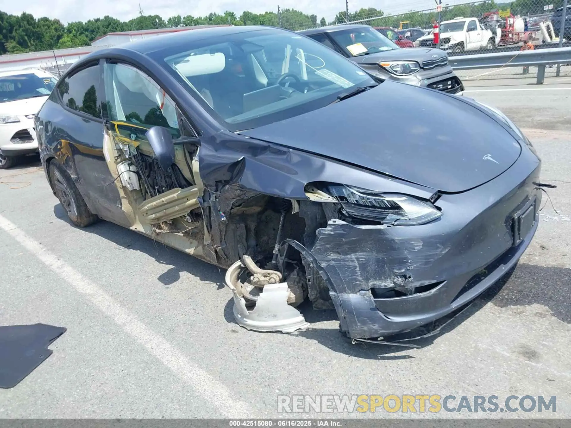 1 fotografías del automóvil dañado 7SAYGDEE8PA145857 TESLA MODEL Y 2023