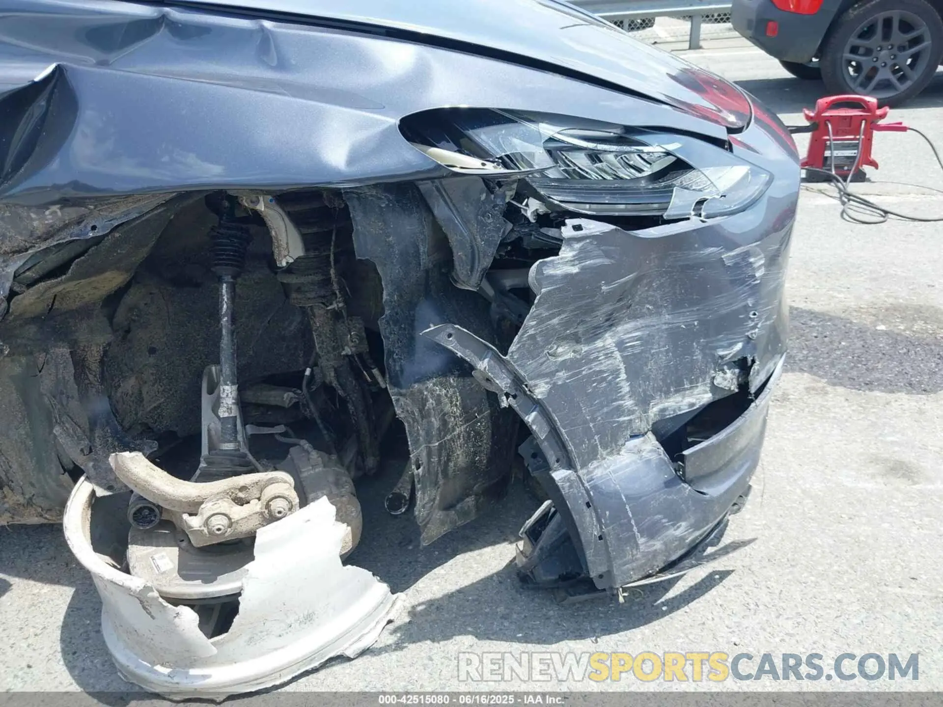 6 fotografías del automóvil dañado 7SAYGDEE8PA145857 TESLA MODEL Y 2023