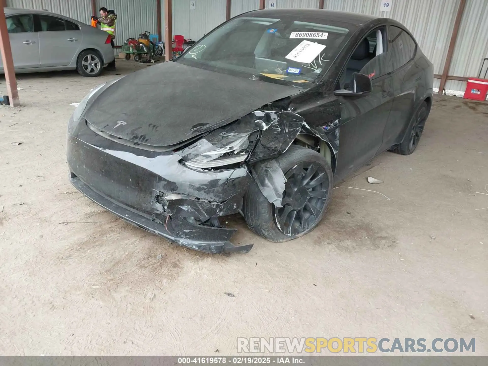 6 fotografías del automóvil dañado 7SAYGDEE8PA150900 TESLA MODEL Y 2023