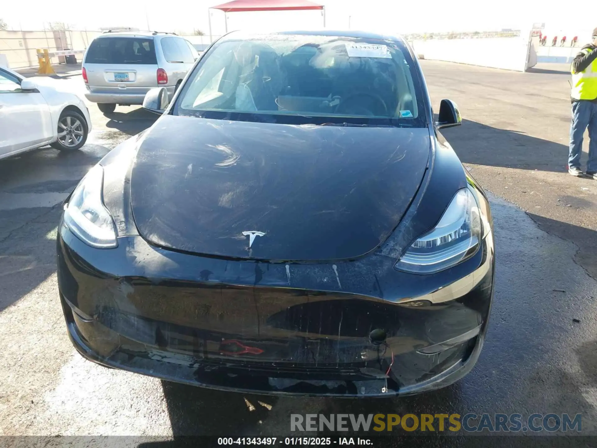 12 fotografías del automóvil dañado 7SAYGDEE8PA151965 TESLA MODEL Y 2023