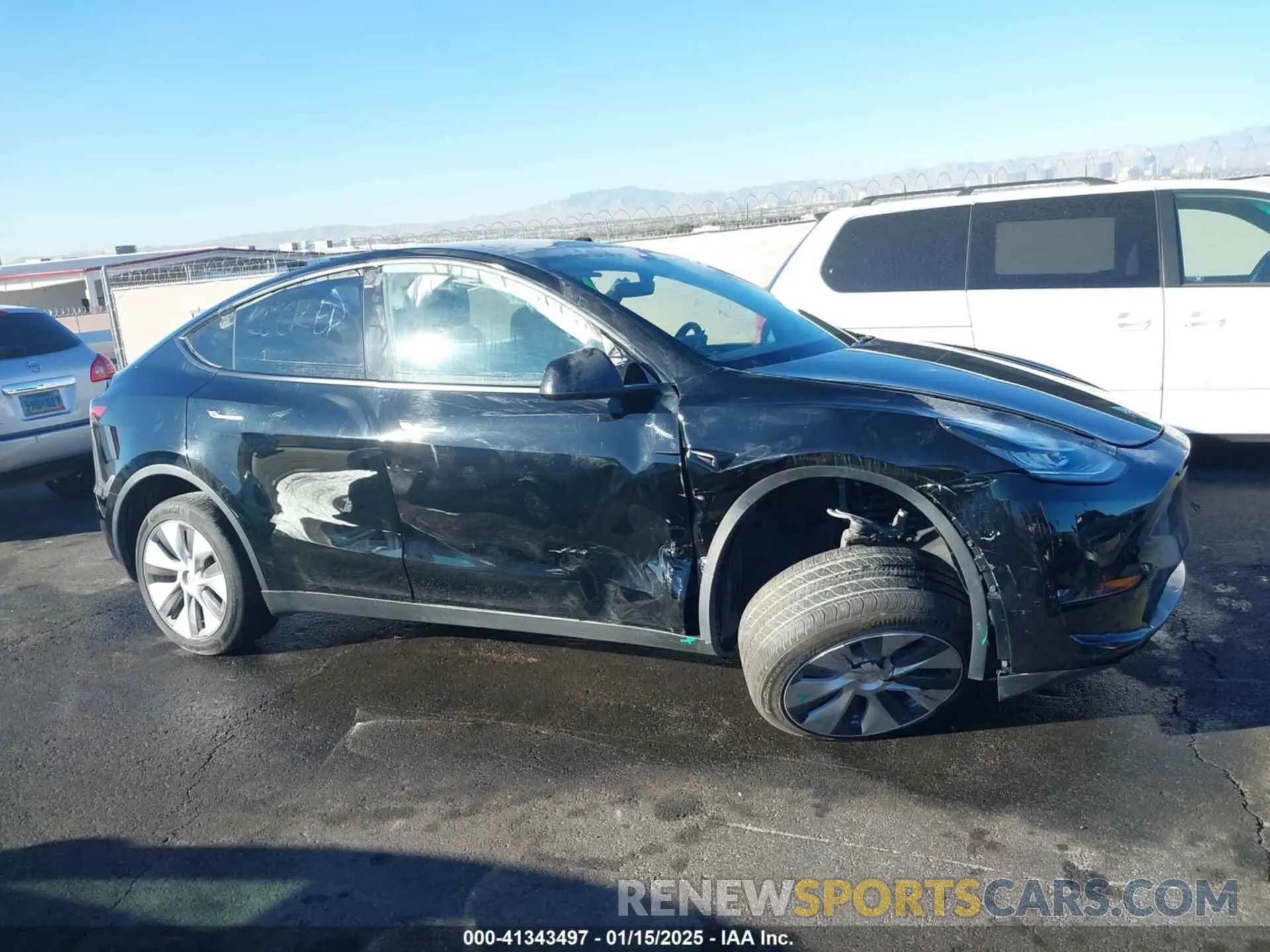 13 fotografías del automóvil dañado 7SAYGDEE8PA151965 TESLA MODEL Y 2023