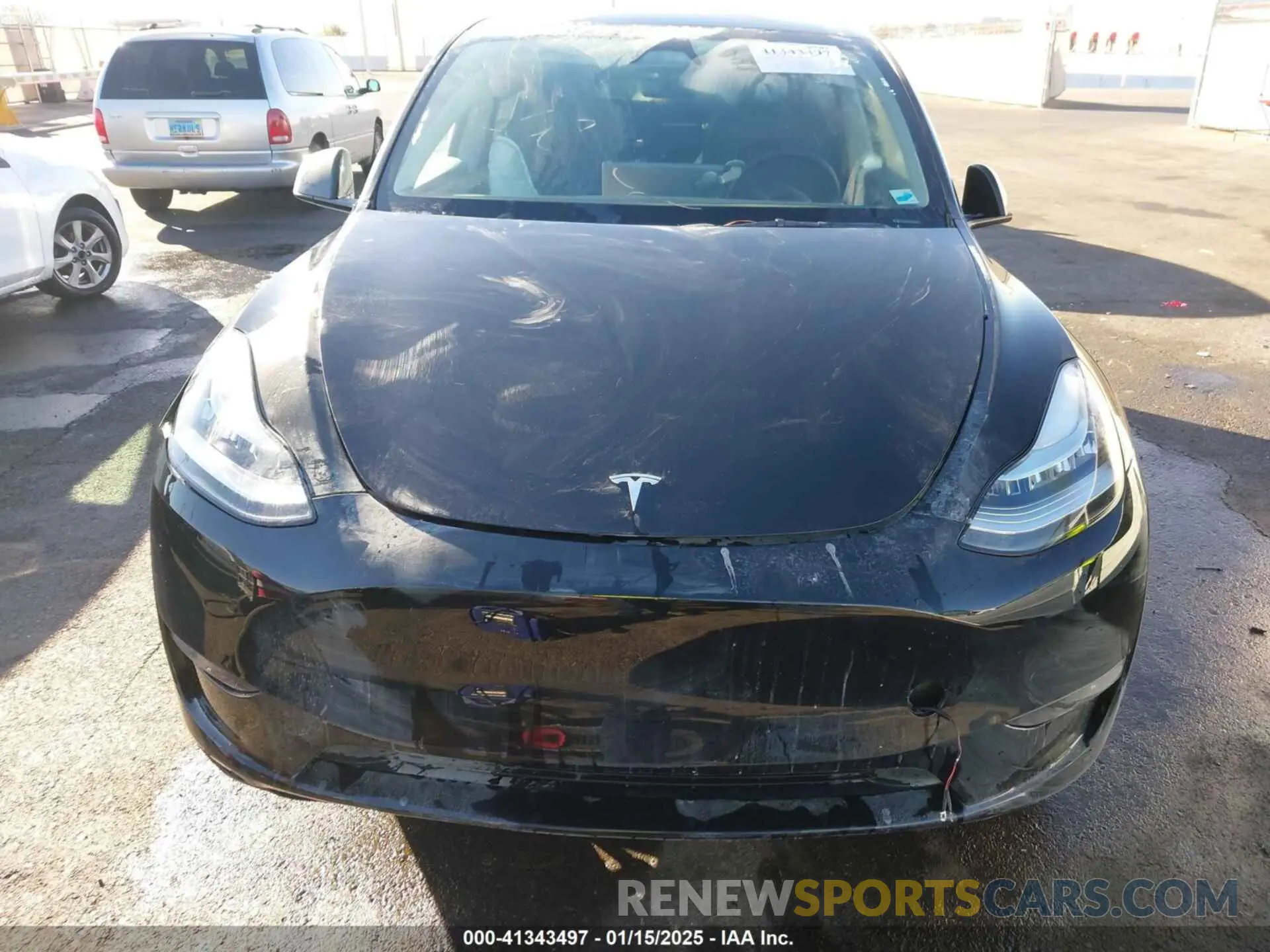 6 fotografías del automóvil dañado 7SAYGDEE8PA151965 TESLA MODEL Y 2023