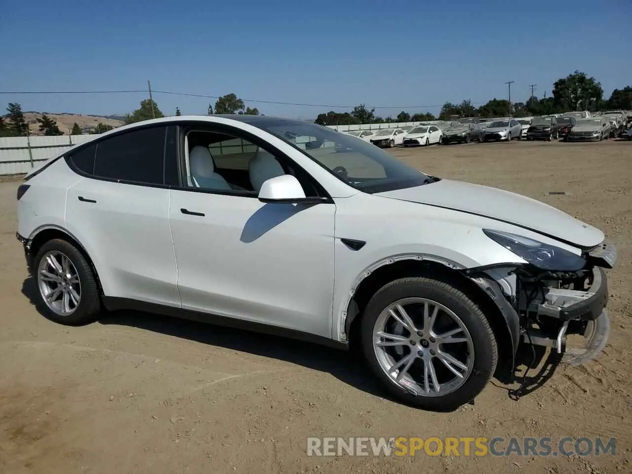4 fotografías del automóvil dañado 7SAYGDEE8PA168524 TESLA MODEL Y 2023