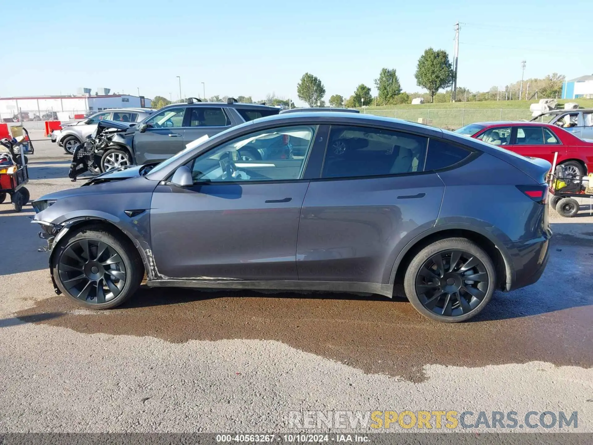 15 fotografías del automóvil dañado 7SAYGDEE8PA176557 TESLA MODEL Y 2023