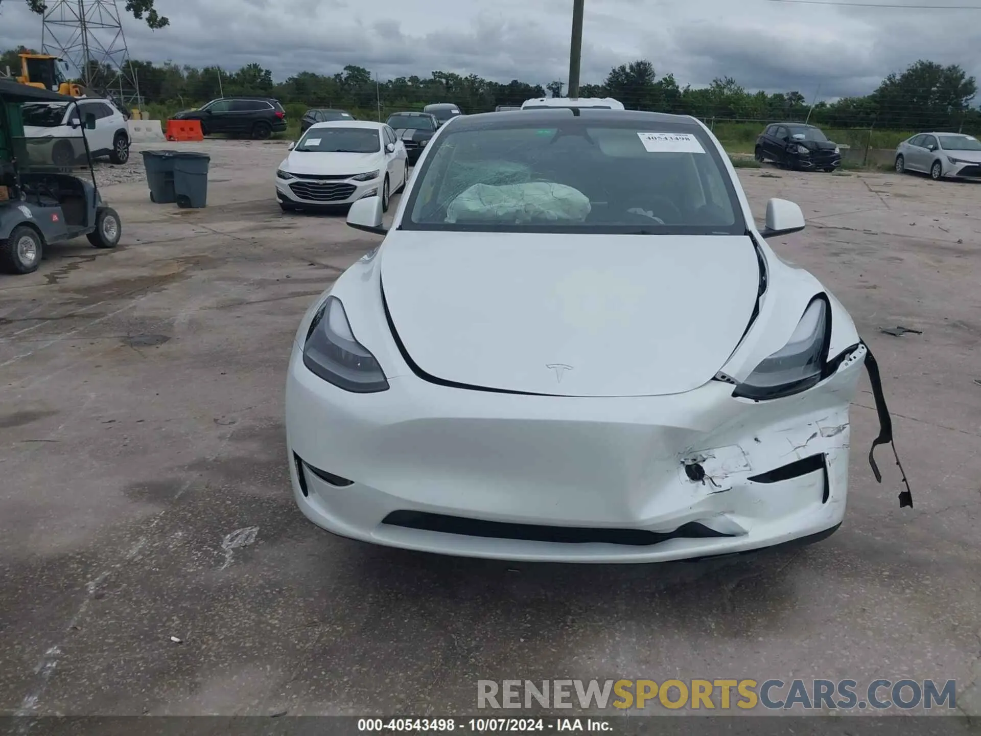 11 fotografías del automóvil dañado 7SAYGDEE8PA179376 TESLA MODEL Y 2023