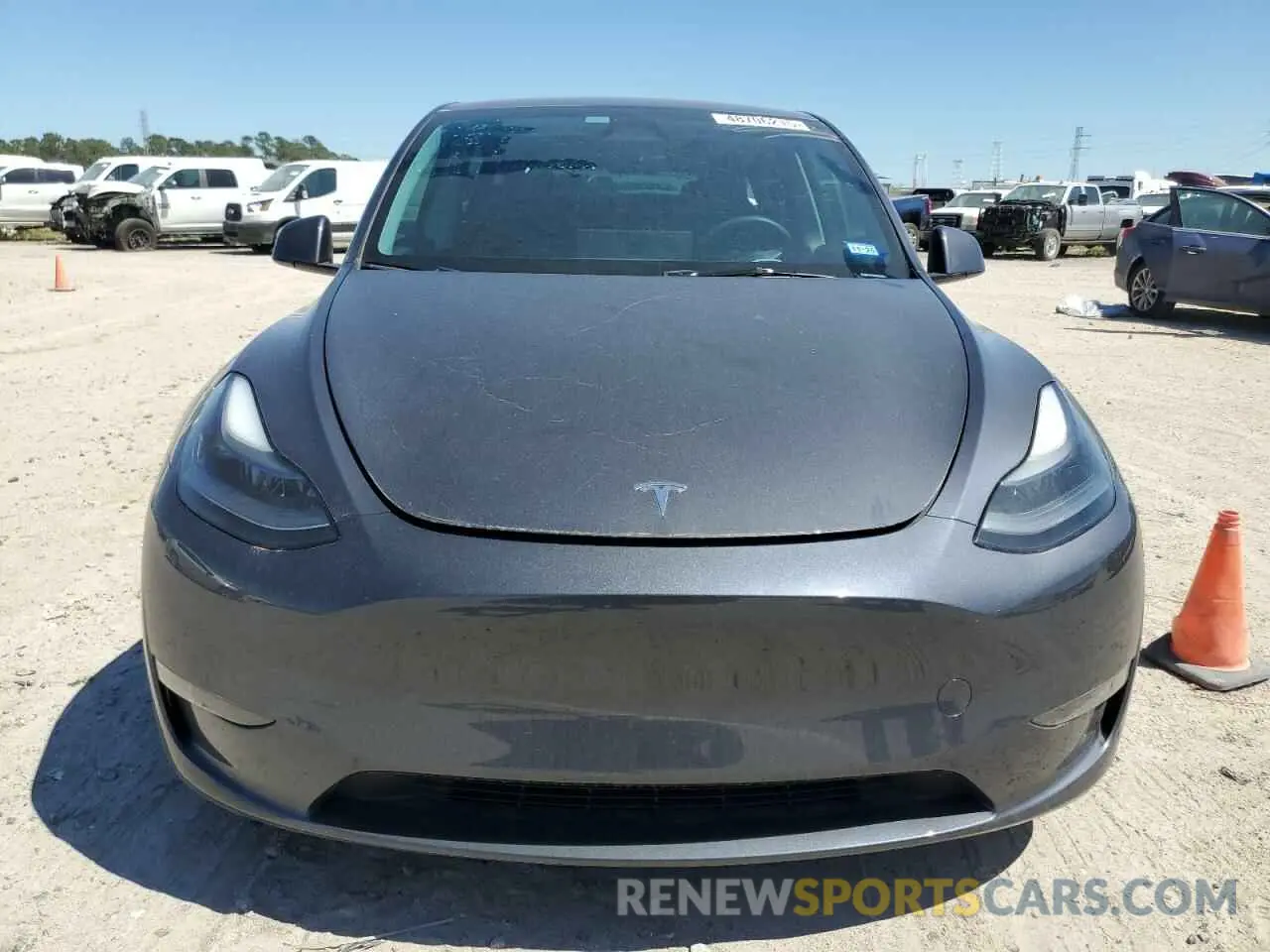 5 fotografías del automóvil dañado 7SAYGDEE8PA185193 TESLA MODEL Y 2023