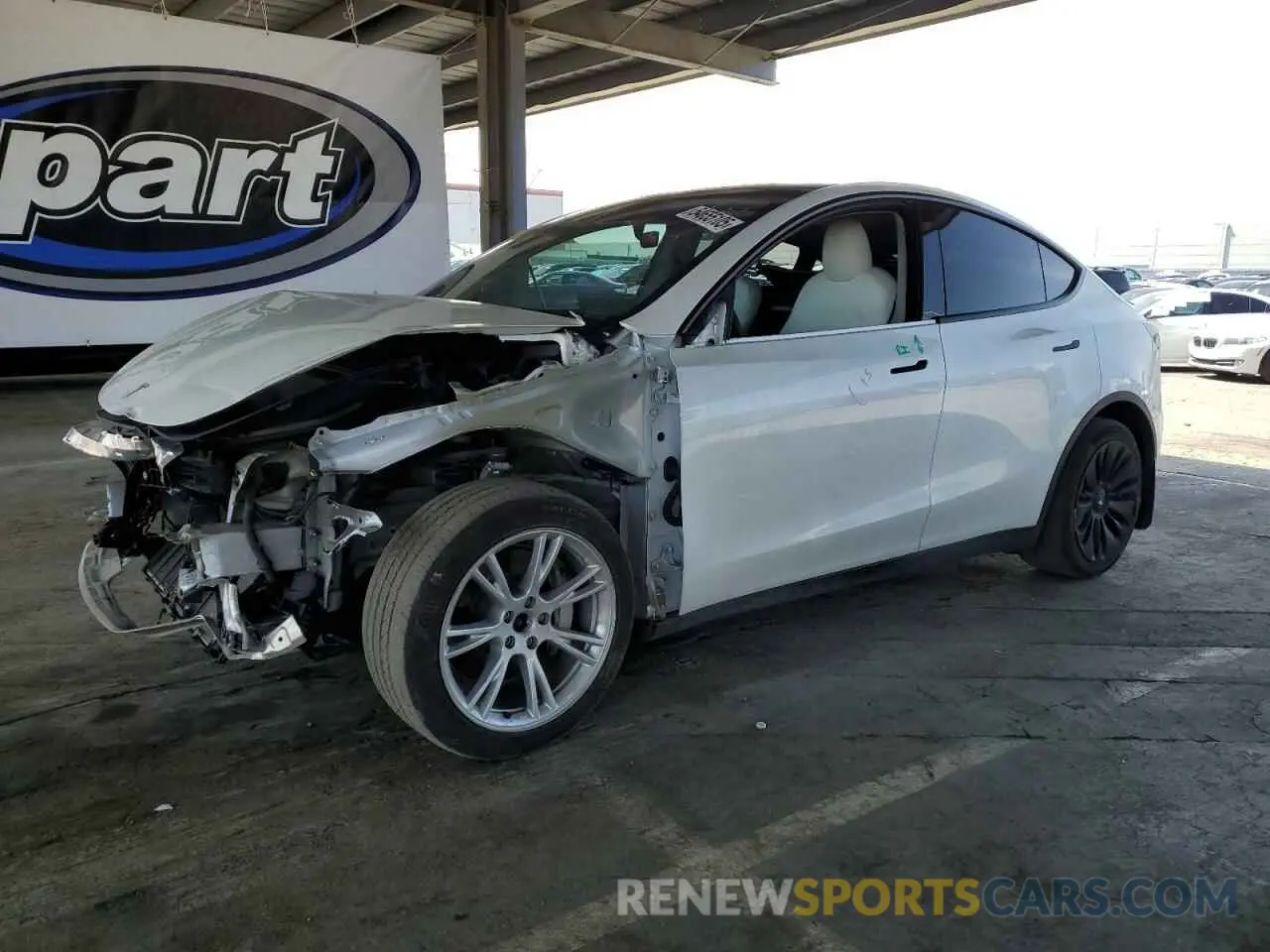 1 fotografías del automóvil dañado 7SAYGDEE8PF620703 TESLA MODEL Y 2023