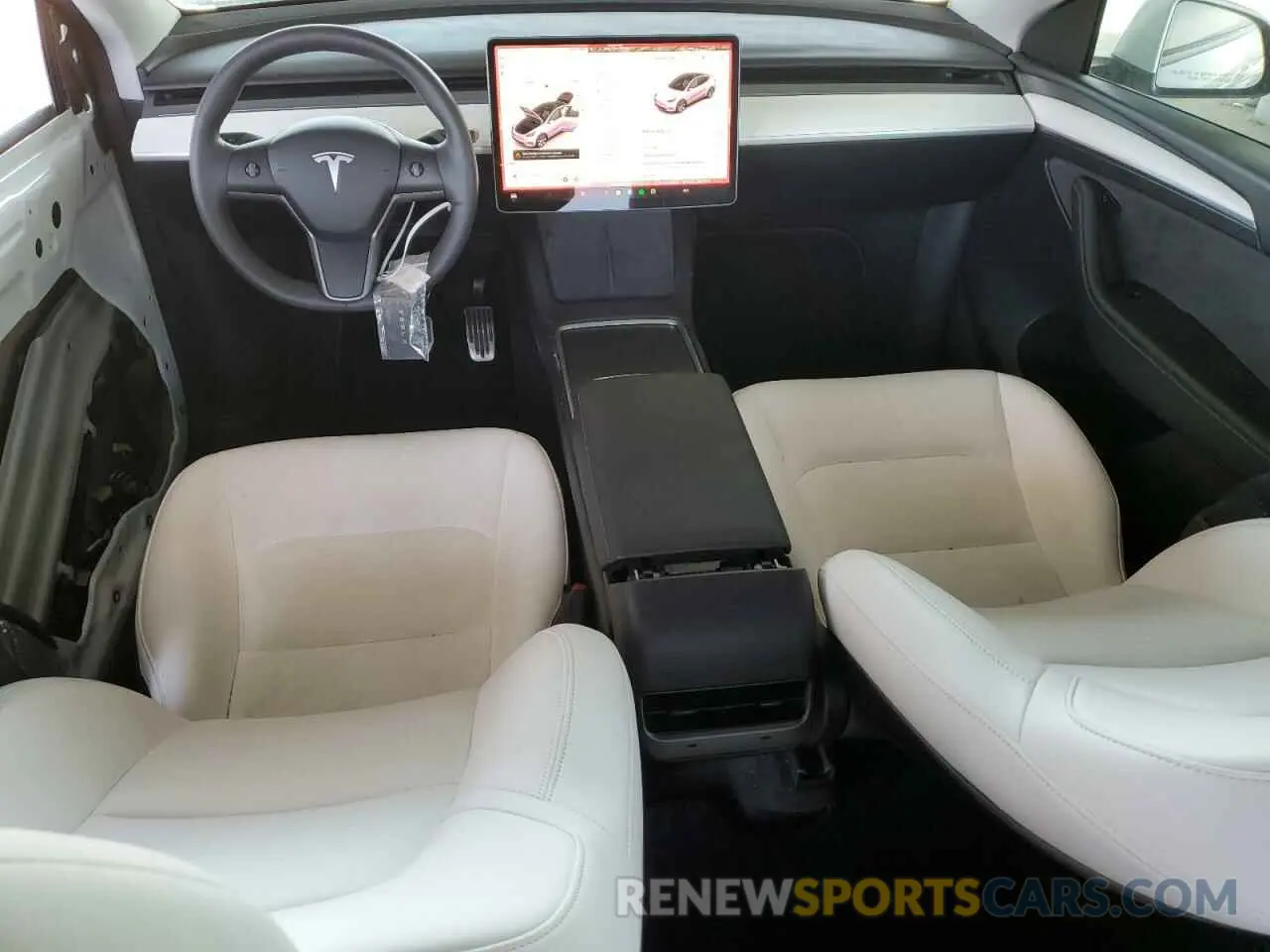 8 fotografías del automóvil dañado 7SAYGDEE8PF620703 TESLA MODEL Y 2023