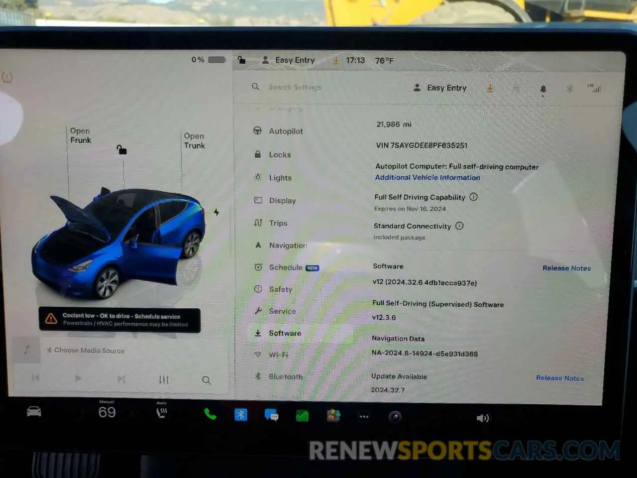 9 fotografías del automóvil dañado 7SAYGDEE8PF635251 TESLA MODEL Y 2023
