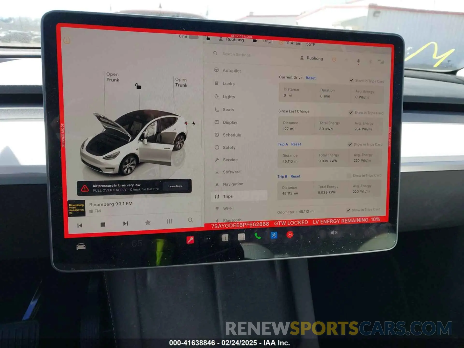 17 fotografías del automóvil dañado 7SAYGDEE8PF662868 TESLA MODEL Y 2023