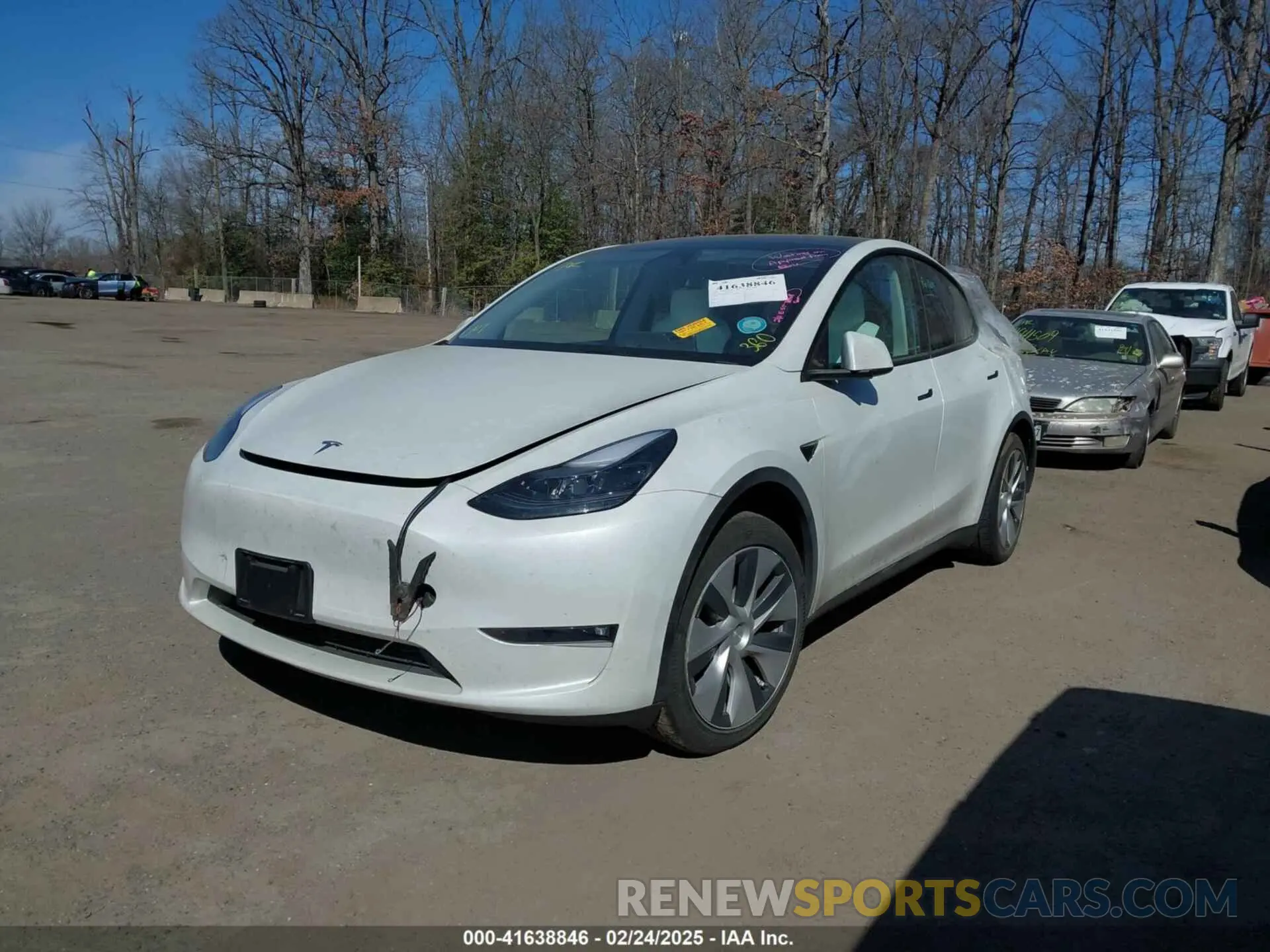 2 fotografías del automóvil dañado 7SAYGDEE8PF662868 TESLA MODEL Y 2023