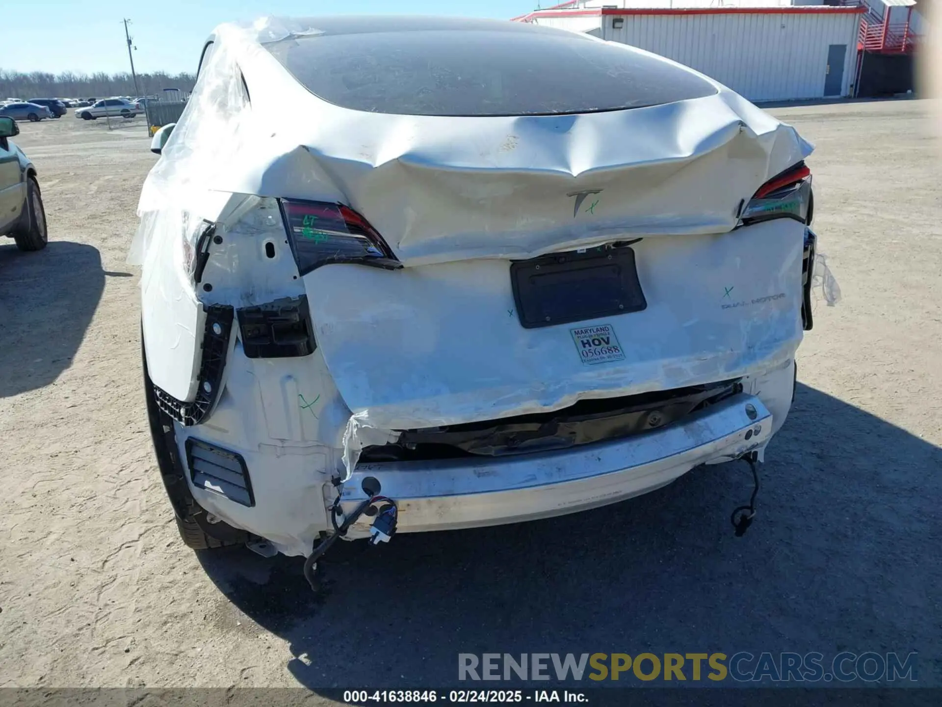 6 fotografías del automóvil dañado 7SAYGDEE8PF662868 TESLA MODEL Y 2023