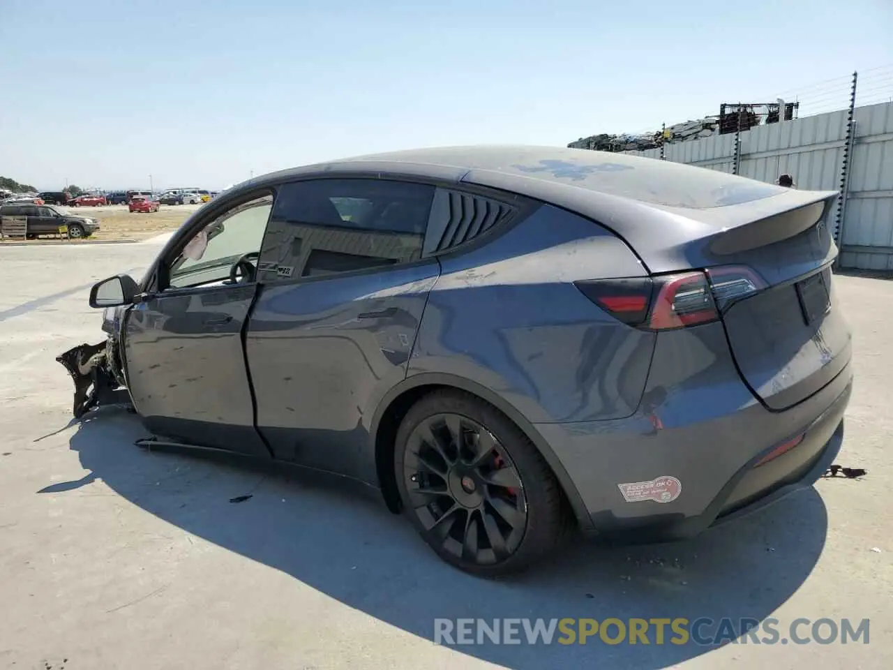 2 fotografías del automóvil dañado 7SAYGDEE8PF710580 TESLA MODEL Y 2023