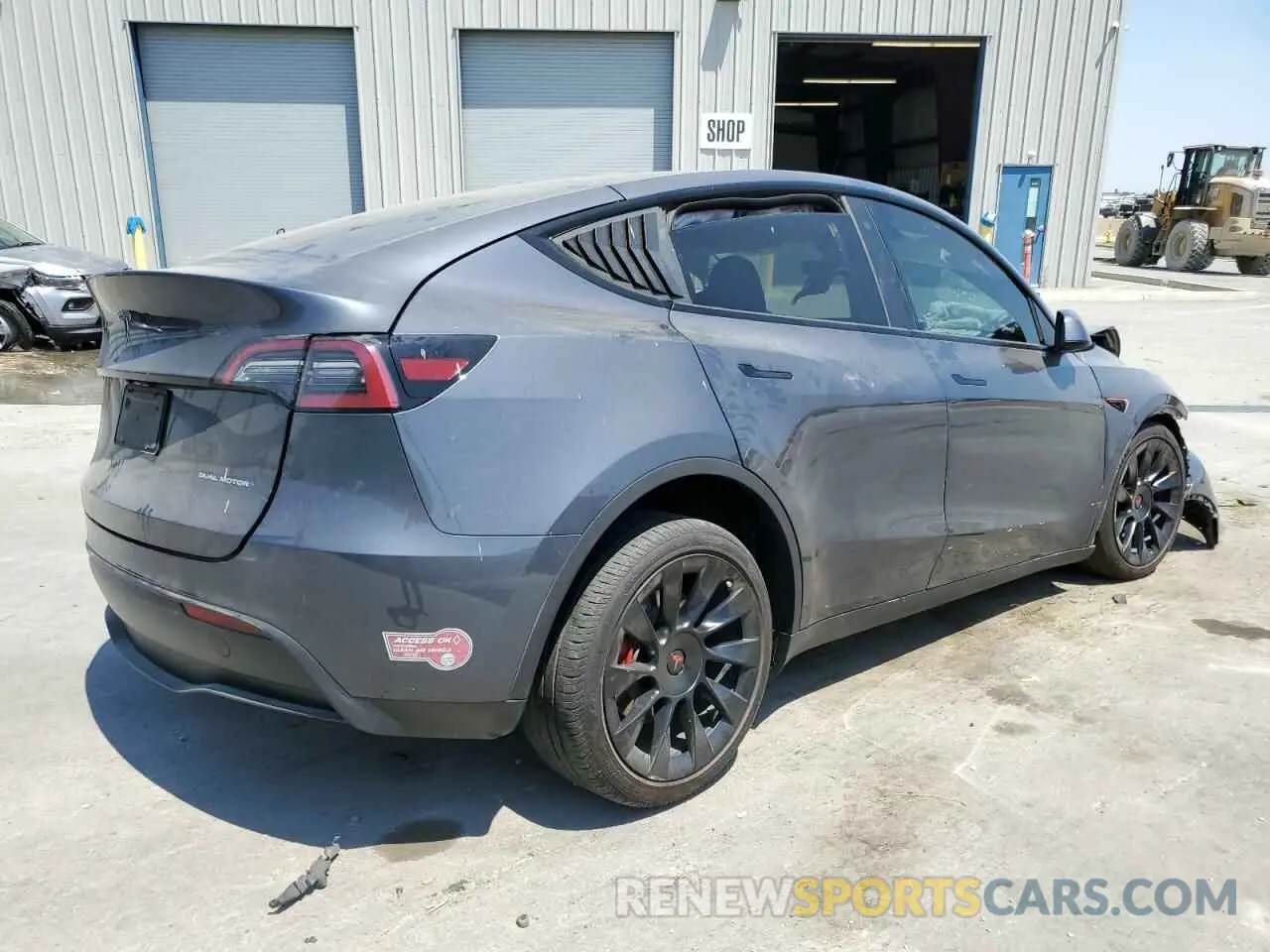 3 fotografías del automóvil dañado 7SAYGDEE8PF710580 TESLA MODEL Y 2023