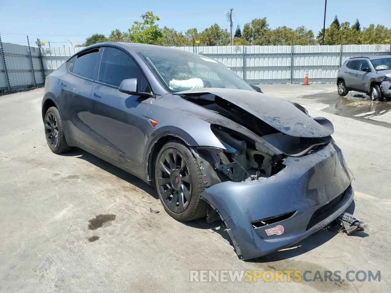 4 fotografías del automóvil dañado 7SAYGDEE8PF710580 TESLA MODEL Y 2023