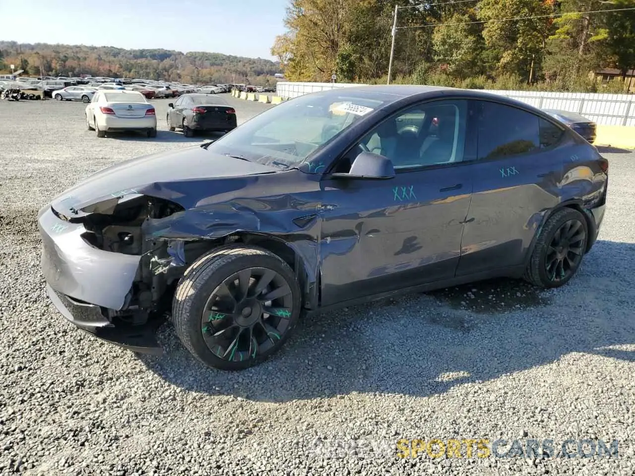 1 fotografías del automóvil dañado 7SAYGDEE8PF756927 TESLA MODEL Y 2023